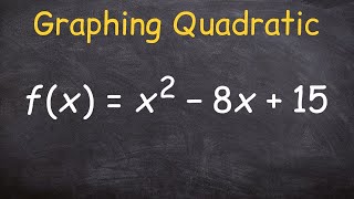 Learn how to graph a quadratic [upl. by Eigriv]