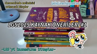 LGS 2025 KAYNAK ÖNERİLERİ 📚❓️ [upl. by Anairuy421]