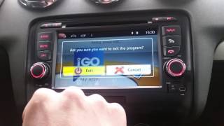 AUDI TT bilstereo navi installation Android multimedia [upl. by Heiskell]