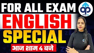 For All Exam  ENGLISH SPECIAL  By Nidhi Rana Maam  English Class [upl. by Dowlen74]