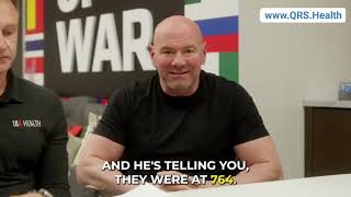 Dana White uses QRS PEMF Therapy [upl. by Aihsiym]