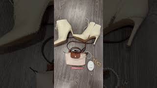 What is in my Longchamp le pliage mini girl whatisinmybag longchamplepliage rhode aesthetic [upl. by Genesia]