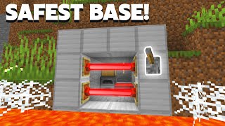 The Most SAFEST House in Minecraft No Mods [upl. by Jala]