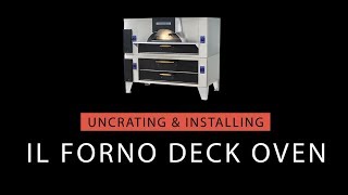 Il Forno Classico Pizza Oven Installation  Bakers Pride [upl. by Iene]