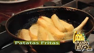 ✅ Aprende a hacer PATATAS FRITAS ✅ Como freír patatas sin tener ni idea 👍 COCINA PARA TORPES 1 👍 [upl. by Anivol998]