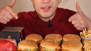 ASMR MUKBANG CheeseBurger amp Fries [upl. by Haldan]