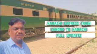 karachi express trainlahore to karachi full Review [upl. by Hedi]