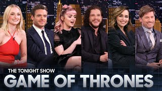 The Game of Thrones Cast Featuring Sophie Turner Emilia Clarke Kit Harington and More [upl. by Afaw]