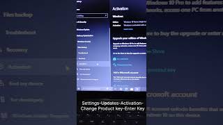 How to Activate Windows 10 shorts ytshorts [upl. by Yalahs520]