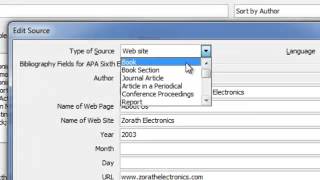 Adding Citations amp References Using MS Word [upl. by Elladine273]