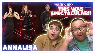 Sanremo 2024  Annalisa con La Rappresentante di lista canta quotSweet dreamsquot REACTION [upl. by Navaj702]