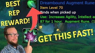 EASIEST and FASTEST way to get RENOWN with Dream Wardens in 102 World of Warcraft Dragonflight [upl. by Ane]