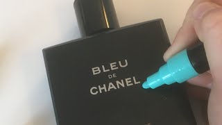 CUSTOM parfum Chanel bleu de Chanel Posca [upl. by Ahsilek437]