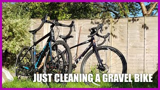 Bicycle Cleaning  Giant Toughroad  Liv Invite  Gravel Bikes [upl. by Nyar]