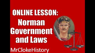 GCSE History  Saxons and Normans Norman Government and Laws [upl. by Clarita]