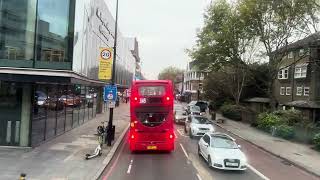 London Bus Ride 🇬🇧 Route 49 from Beaufort Street  Kings Road to Clapham Junction pls Subscribe [upl. by Frangos936]