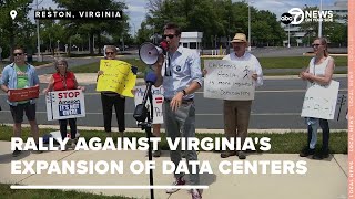 Dozens rally against Virginias unchecked expansion of data centers [upl. by Evin]