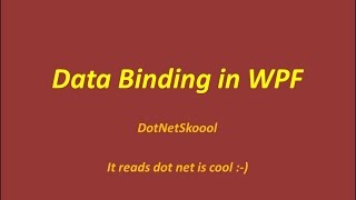 Data Binding Modes in WPF [upl. by Litnahc]