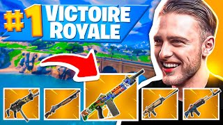 Faire TOP 1 avec toutes les armes MYTHIQUES  Le pompe Auto la game de fou [upl. by Reemas]