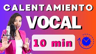 MEJOR CALENTAMIENTO VOCAL de 10 MINUTOS Cómo cantar mejor en 10 minutos Natalia Bliss [upl. by Eesak774]