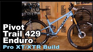 2021  2022 Pivot Cycles Trail 429 Enduro Pro XTXTR  Details Close Ups Specifications [upl. by Hpotsirhc]