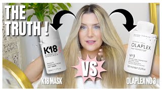 OLAPLEX VS K18 WHICH ONE WORKS BEST ON MY HAIR [upl. by Modestine662]