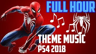 SpiderMan Theme Music PS4 2018 FULL HOUR [upl. by Iatnwahs]