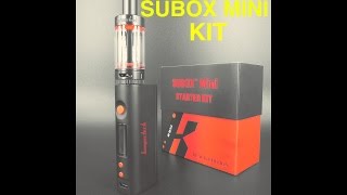 Kanger Subox Mini Starter Kit [upl. by Atnahsal]