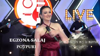 Egzona Salaj  Potpuri LIVE  Official video 4K  Gëzuar 2024 [upl. by Luapnaej891]