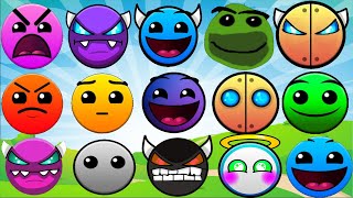 Find the Geometry Dash Difficulties 💖 Zona 1 💖 ROBLOX 💖All badges 15 [upl. by Jedediah494]