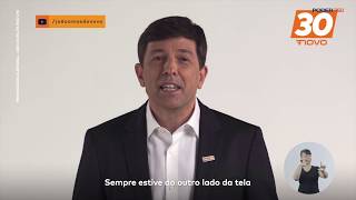 Comercial de 30s  João Amoêdo diz que resolveu se candidatar pra promover mudança  1ºset2018 [upl. by Uno543]