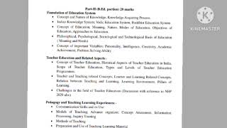 Hp PGT paper 2 B Ed portion 20 Marks syllabus  amp B Ed knowledge and curriculum [upl. by Aime]