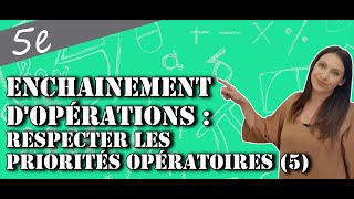 Calculs Numériques  Calculer en respectant les priorités opératoires 5 [upl. by Aydin919]