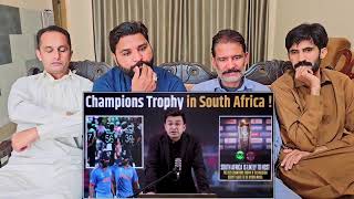 South Africa is likely to host the2025 Champions Trophy if PCB doesnt accept the Hybrid pakreaction [upl. by Eetnod908]