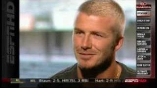 Beckham Interview 7222007 [upl. by Joey]