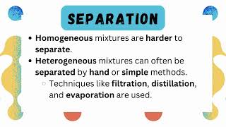 Heterogeneous Homogeneous Mixtures Review [upl. by Chon]