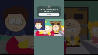 CARTMAN VS CHARLIE BROWN RAP BATTLE REACTION funny animation rap southpark memes comedy [upl. by Brandes]