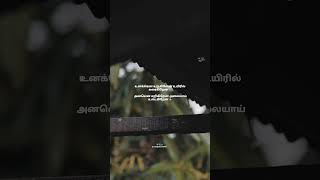 Unakena Uruginen 🫂  Nee Illai Endraal Song Lyrics  WhatsApp Status Tamil  Magical Frames [upl. by Nahtnamas]