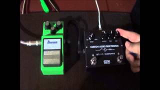 Review  Overdrive  Ibanez Tube Screamer TS9 amp Custom Audio Electronics MC402 MXR [upl. by Beckett13]