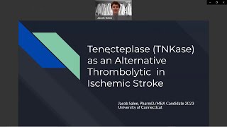 Management of Acute Ischemic Stroke tPA vs TNKase  UConn Student Health Fair 2022 Week 2 [upl. by Fitting]