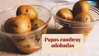 Papas cambray adobadas [upl. by Kalin429]