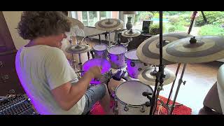 Drumming along an awesome soul track by Hallex M and Darien Dean called Feeling [upl. by Seldan]