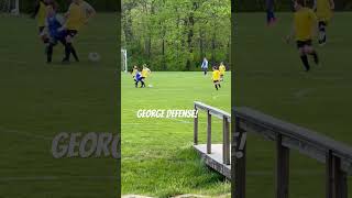 George stops Dylan on defense soccer 11yearsold [upl. by Naam198]