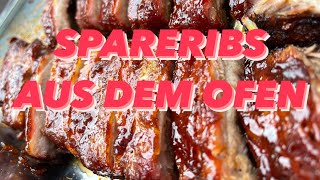 Spareribs  Schnell und einfach im Ofen in 25h [upl. by Lachus749]