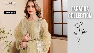 FARASHA EID COLLECTION 2024 LUXURY GIRLS FENCY DRESSES [upl. by Erot328]