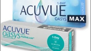 الفرق بين ACUVUE OASYS vs ACUVUE OASYS MAX 1DAY [upl. by Aneeras314]