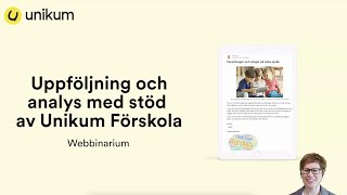 Uppföljning amp analys med stöd av Unikum Förskola [upl. by Kippar]