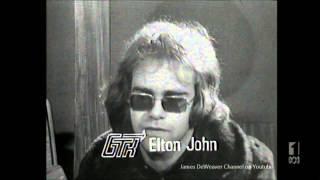 Elton John Age 23 March 181971 Australian Tv Interview on GTK [upl. by Yednarb]