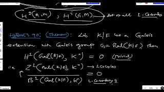 GALOIS COHOMOLOGY AND HILBERTS 90 [upl. by Huxley237]