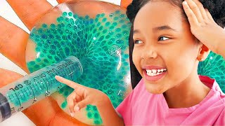 NEW  Ne pas dire WOW SLIME Challenge  WATER édition Verity  MAMAN 💦 [upl. by Eartha]